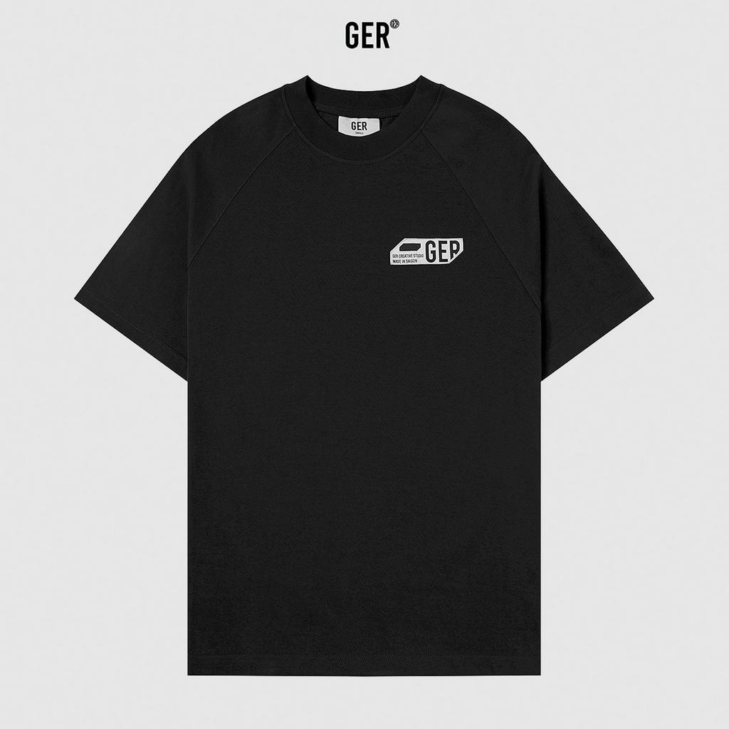Áo thun raglan GER tag logo
