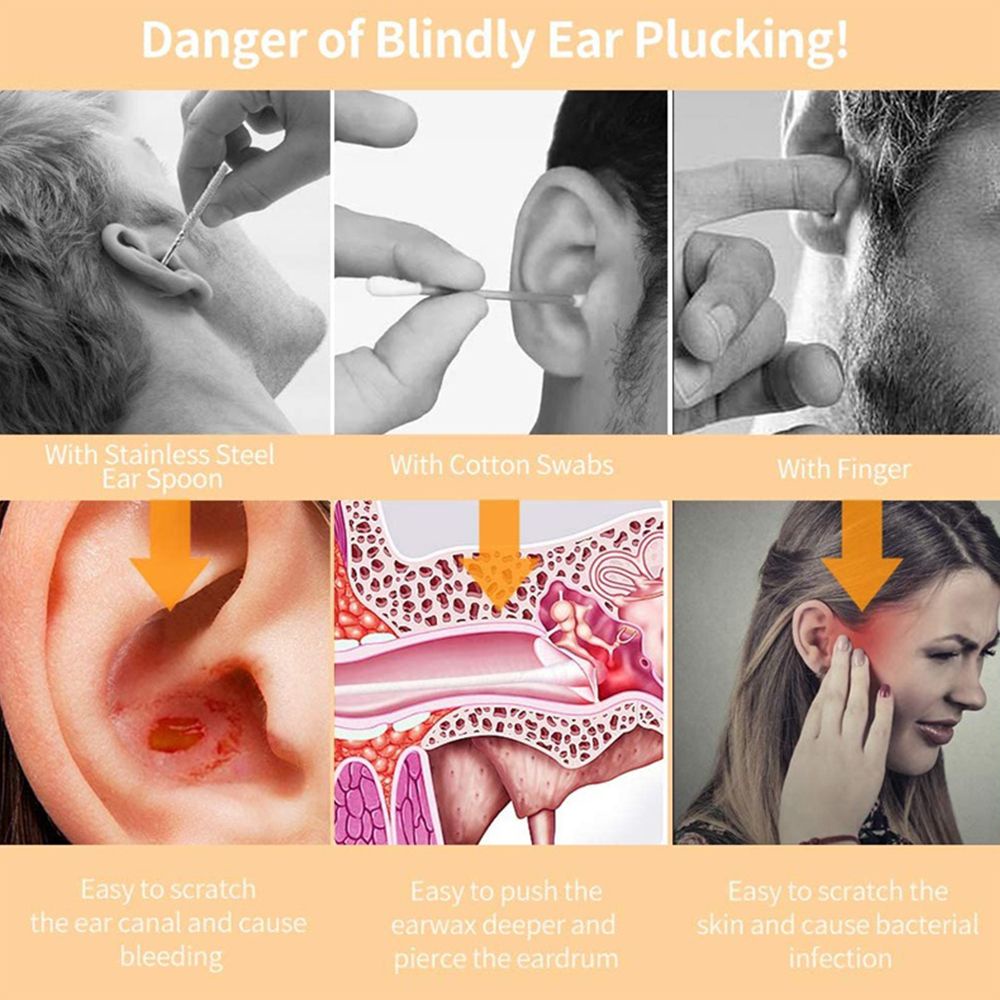 [Hàng mới về] Dụng cụ ráy tai bằng thép không gỉ đa năng chăm sóc sức khỏe