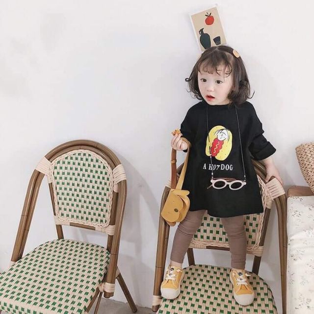 combo 2 áo váy quảng châu bé Bống