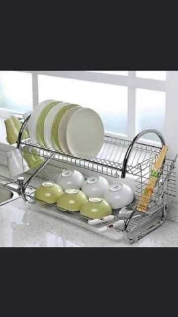 Kệ ÚP BÁT 2 TẦNG INOX