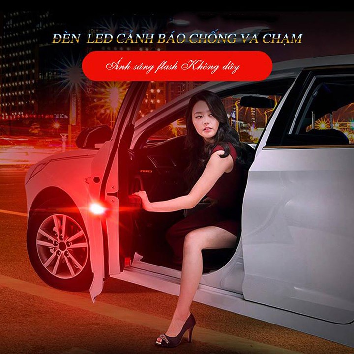 Đèn led cảnh báo mở cửa xe ô tô( 2 chiếc) by LV Car
