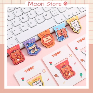 Miếng cài bookmark nam châm đánh dấu trang sách vở cute, kẹp đánh dấu trang