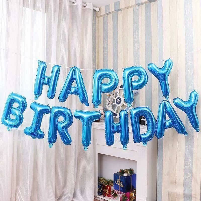 Chữ happy birthday trang trí sinh nhật