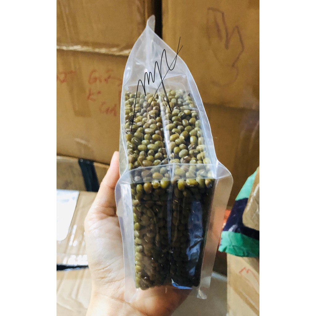 - Túi zipper 8 cạnh trong suốt, đựng bột, đậu, bánh mứt