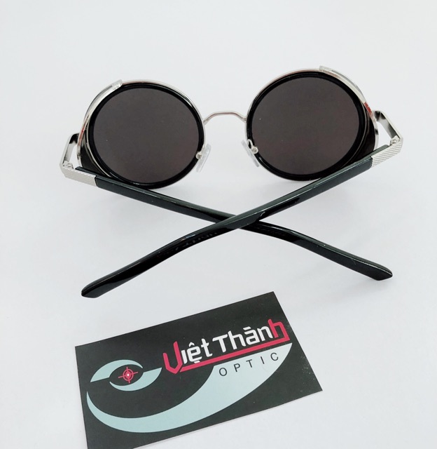 kính tròn thầy bói cao cấp kính râm mắt bạc retro chất Lượng