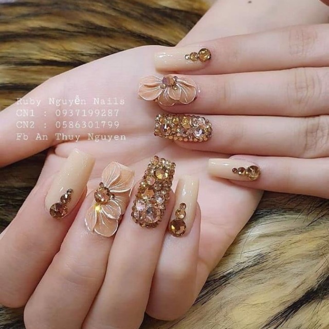Móng tay giả Nail thiết kế bộ 24móng đủ size