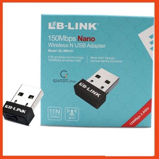 USB thu wifi LB-LINK 151 tốc độ 150Mbps Nano
