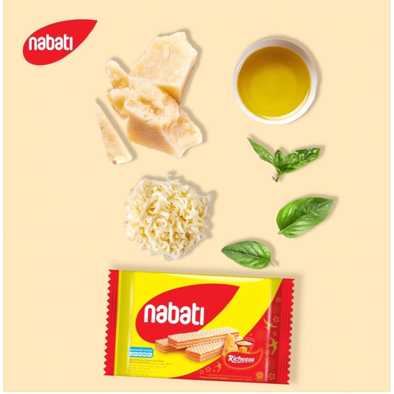 Bánh xốp Nabati [Phô mai, Socola, Trà xanh] 40g-52g tuỳ hương vị