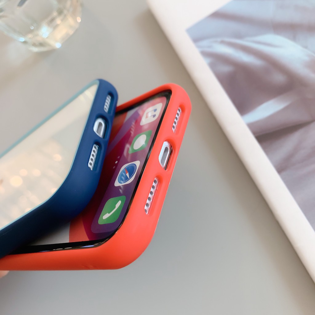 Ốp điện thoại mềm màu trơn thích hợp cho Iphone 11 Pro Max/ 6/ 6s/ 7/ 8plus/ X/ Xs Max/ Xr