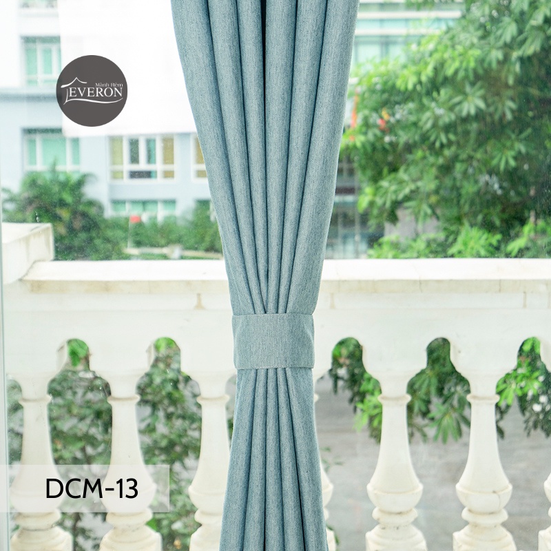 Rèm may sẵn Everon nhiều kích thước Light blue (giá tốt) DCM-13