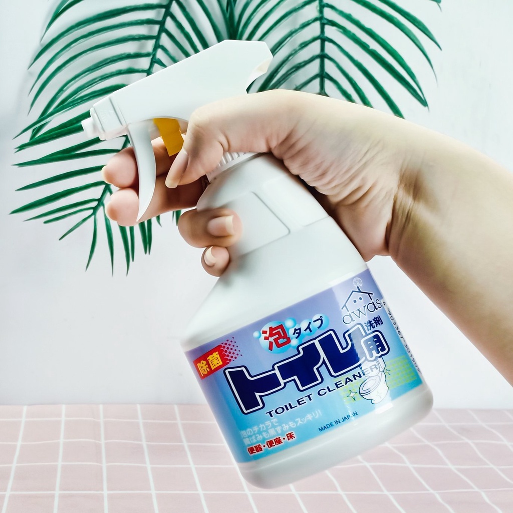 Chai xịt vệ sinh đồ dùng nhà bếp dạng bọt Rocket Nhật Bản 300ml, bình xịt tẩy rửa đa năng, xịt tẩy vệ sinh nhà tắm