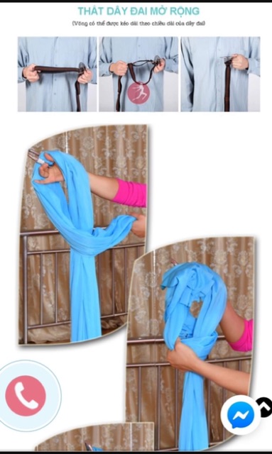 Võng tập yoga bay