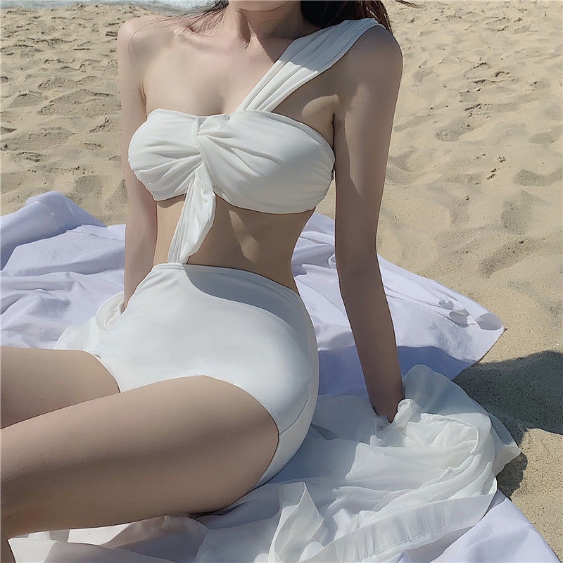 Bộ Đồ Bơi Dáng Ôm Thiết Kế Mới Quyến Rũ Thời Trang Mùa Xuân Theo Phong Cách Hàn Quốc Cho Nữ