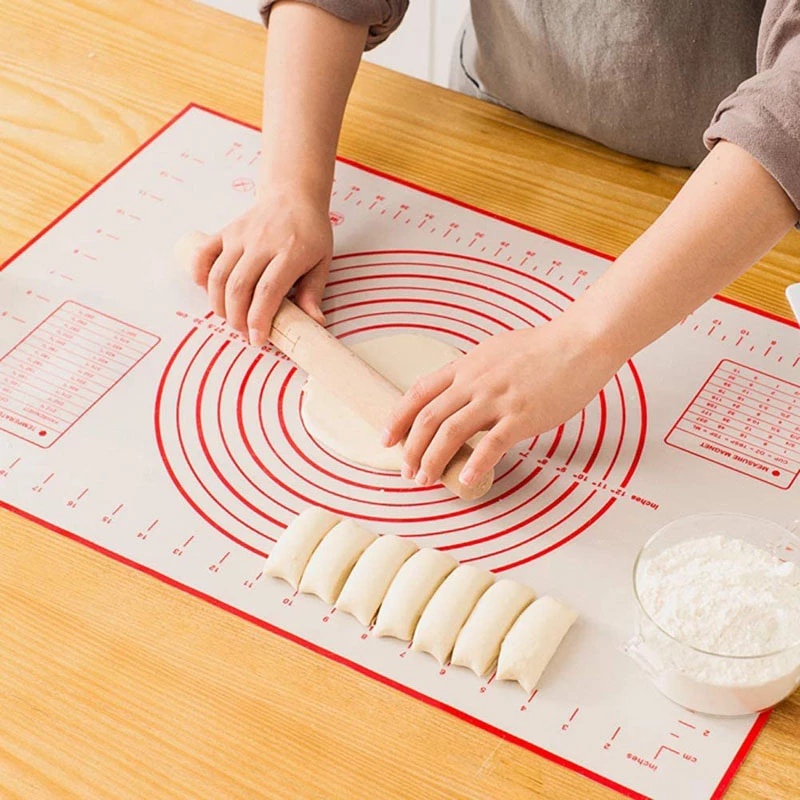 Thảm nhào bột làm bánh pizza bằng silicone chống nhiệt độ cao