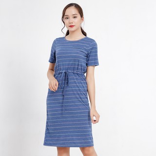 Đầm thun cổ tròn nữ Callia Izzy (Nhiều màu)
