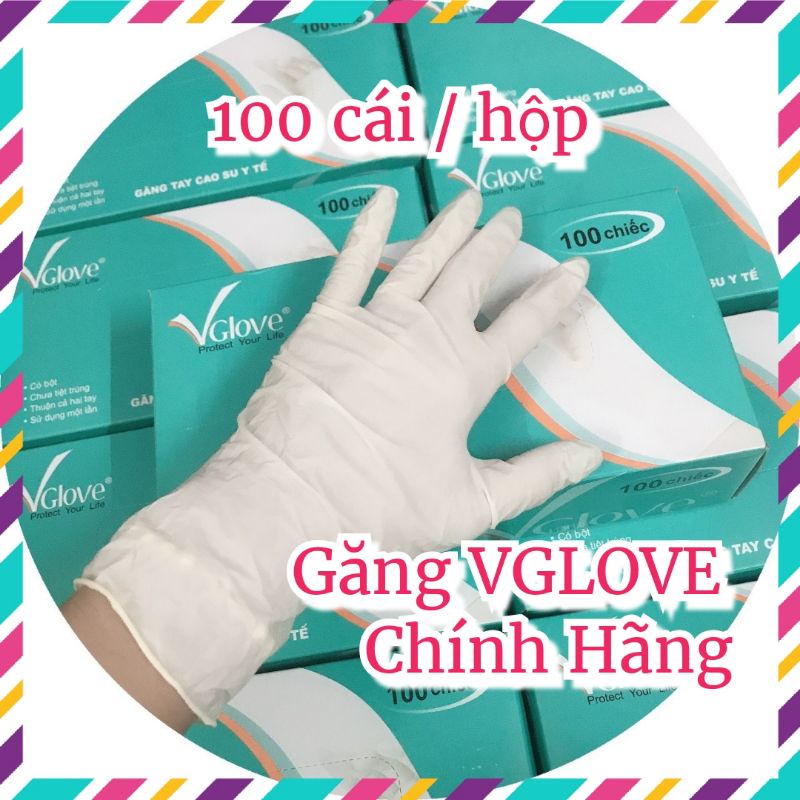 GĂNG TAY Y TẾ VGLOVE (loại có bột)