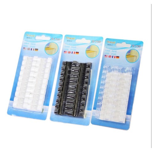 Set 20 kẹp nhựa cố định dây điện dây cáp chống rối tiện dụng