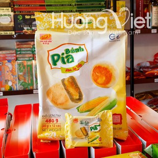 Bánh pía kim sa bắp tan chảy 12 bánh