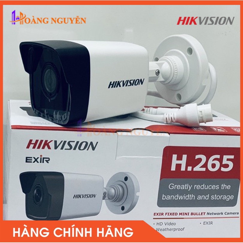 [NHÀ PHÂN PHỐI] Camera IP hồng ngoại 2.0 Megapixel HIKVISION DS-2CD1023G0E-I(L)