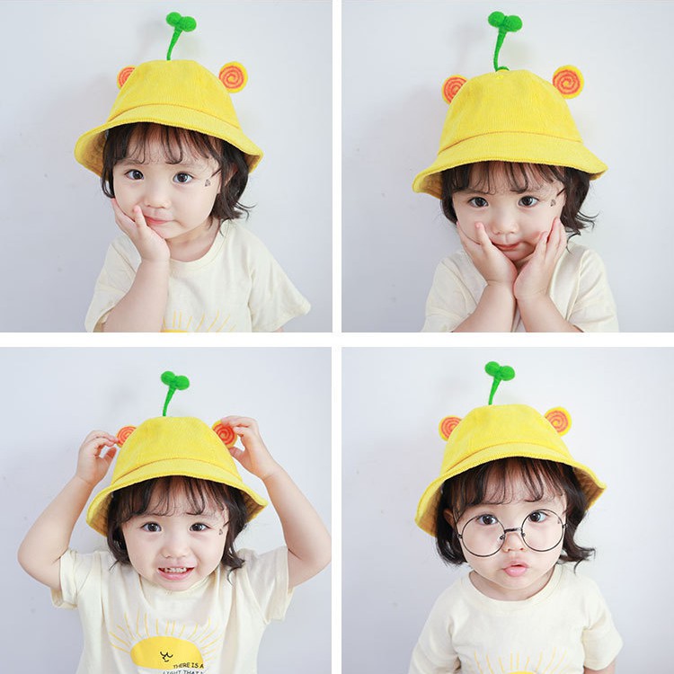 Mũ bucket trẻ em thỏ, mầm cây 2R06