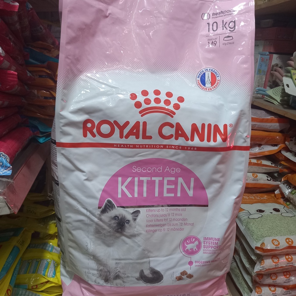 Thức ăn cho mèo con Royal Canin Kitten 10kg, Thức ăn dành cho mèo con 4-12 tháng tuổi