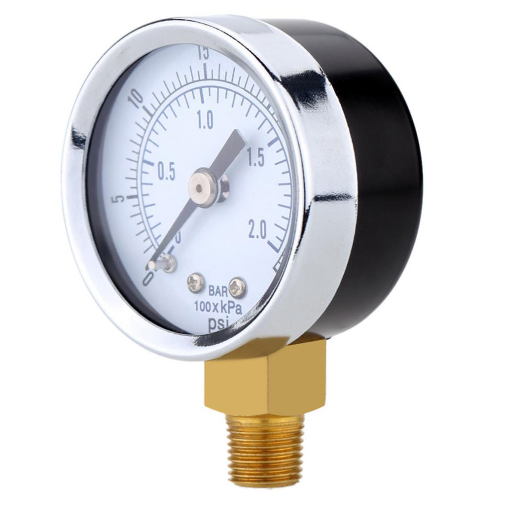 Đồng Hồ Đo Áp Suất Không Khí Bubble Shop61 0-30psi 0-2bar