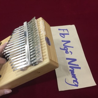 (Có video test) Đàn Kalimba Yael 17 phím gỗ Trúc (Hoa)
