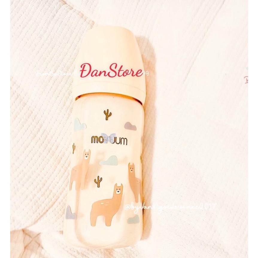 Bình sữa Moyuum lạc đà 170ml 270ml, bình sữa moyuum vàng chính hãng Hàn Quốc