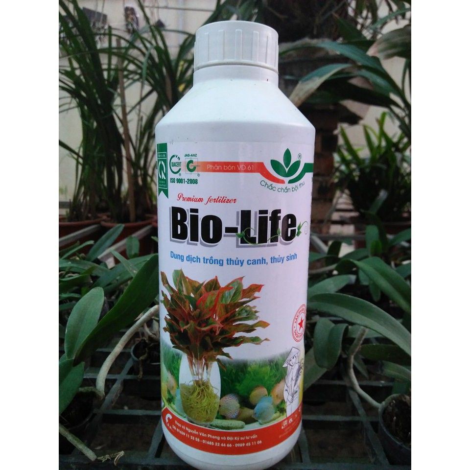 Dung Dịch Thủy Canh Bio Life 1 Lít, phân thủy canh BioLife