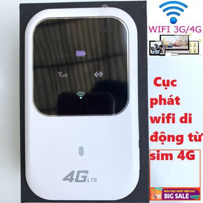 Bộ phát wifi không dây bằng sim 3G 4G- Cục wifi di động bán chạy nhất năm(Giá Cực Rẻ)