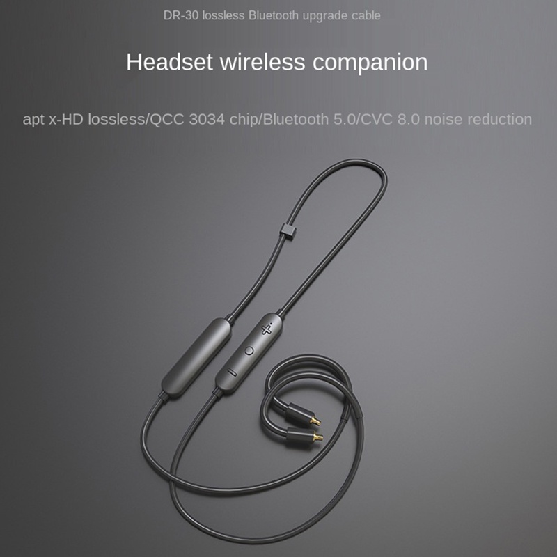 Aptx HD Bluetooth Headphone Upgrade Cable mmcx Wireless Cable HiFi Audio Cable for Sennheiser ATH