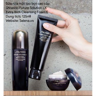 Sữa rửa mặt Shiseido Future Solution LX Extra Rich Cleansing Foam