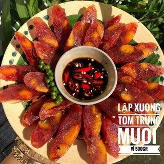 1kg lạp xưởng tôm trứng muối
