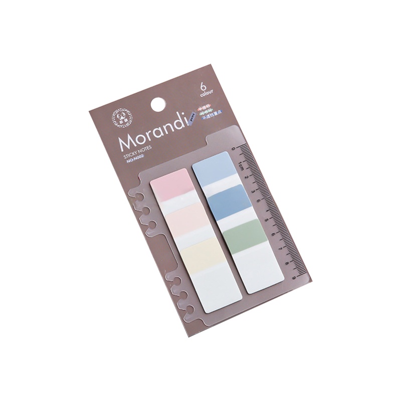 Goo Set 200 / 120 / 6 Nhãn Dán Đánh Dấu Sổ Tay Ghi Chú Họa Tiết Lá Cờ