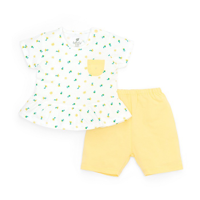 LULLABY - Bộ cài vai nhún gấu bé gái NH29-20