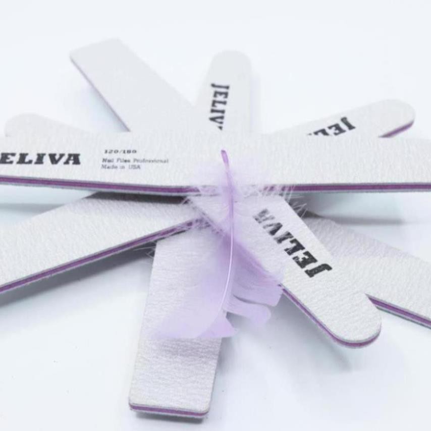 Dũa móng bột , dũa gel dày jeliva