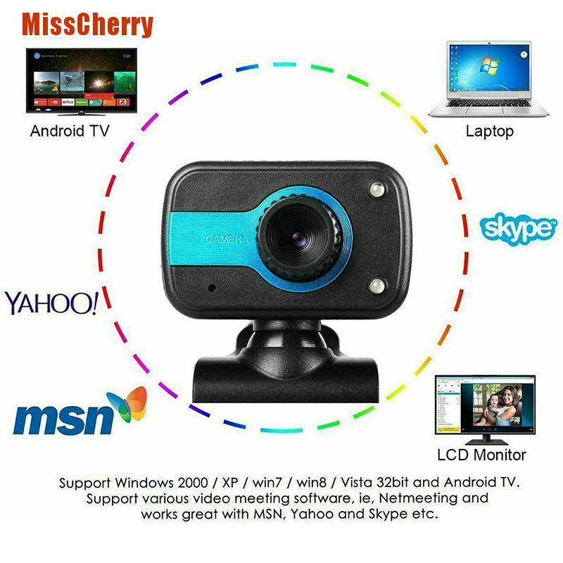 Webcam Usb Hd Kèm Micro Tiện Dụng Cho Pc Laptop