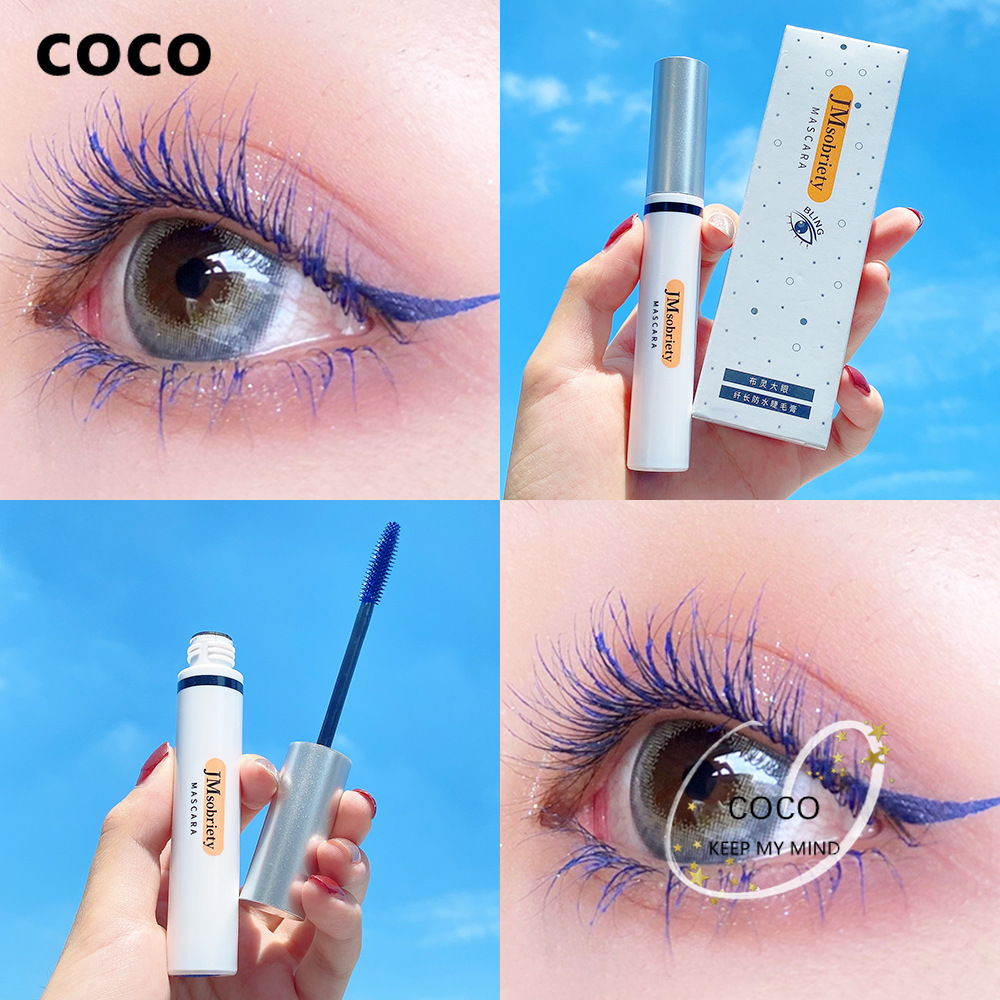 Mascara đều màu, làm dài và cong mi, không dễ lem, trang điểm tạo nếp mi