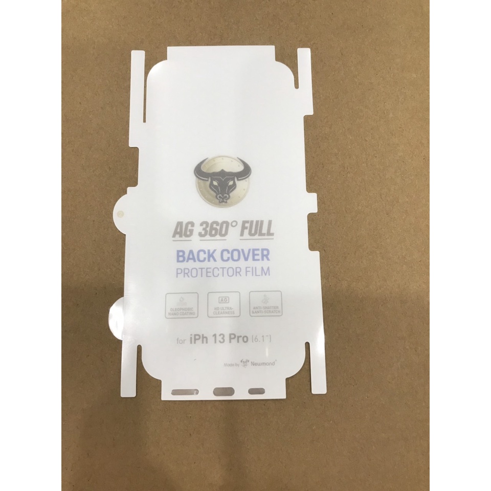 Miếng dán PPF mặt sau dành cho iPhone full dòng từ 7G/8G đến 13 Promax, siêu bền, siêu mịn
