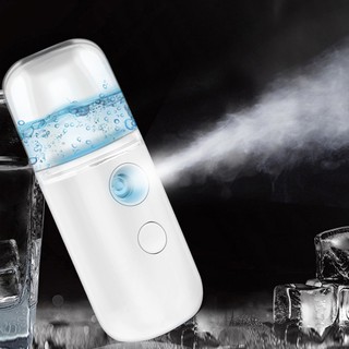 (Hàng Mới Về) Máy Phun Sương Nano Mini Cầm Tay Sạc Usb Dung Tích 30ml mĩ phẩm nội địa trung thế giới skinfood