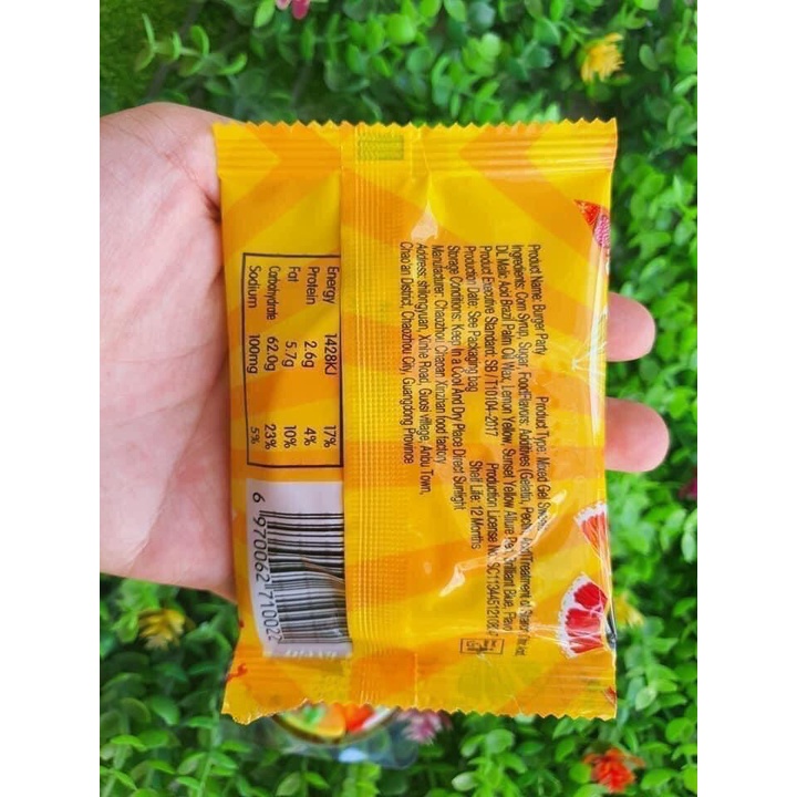 KẸO DẺO THÁI LAN VỊ TRÁI CÂY PIZZA 15G