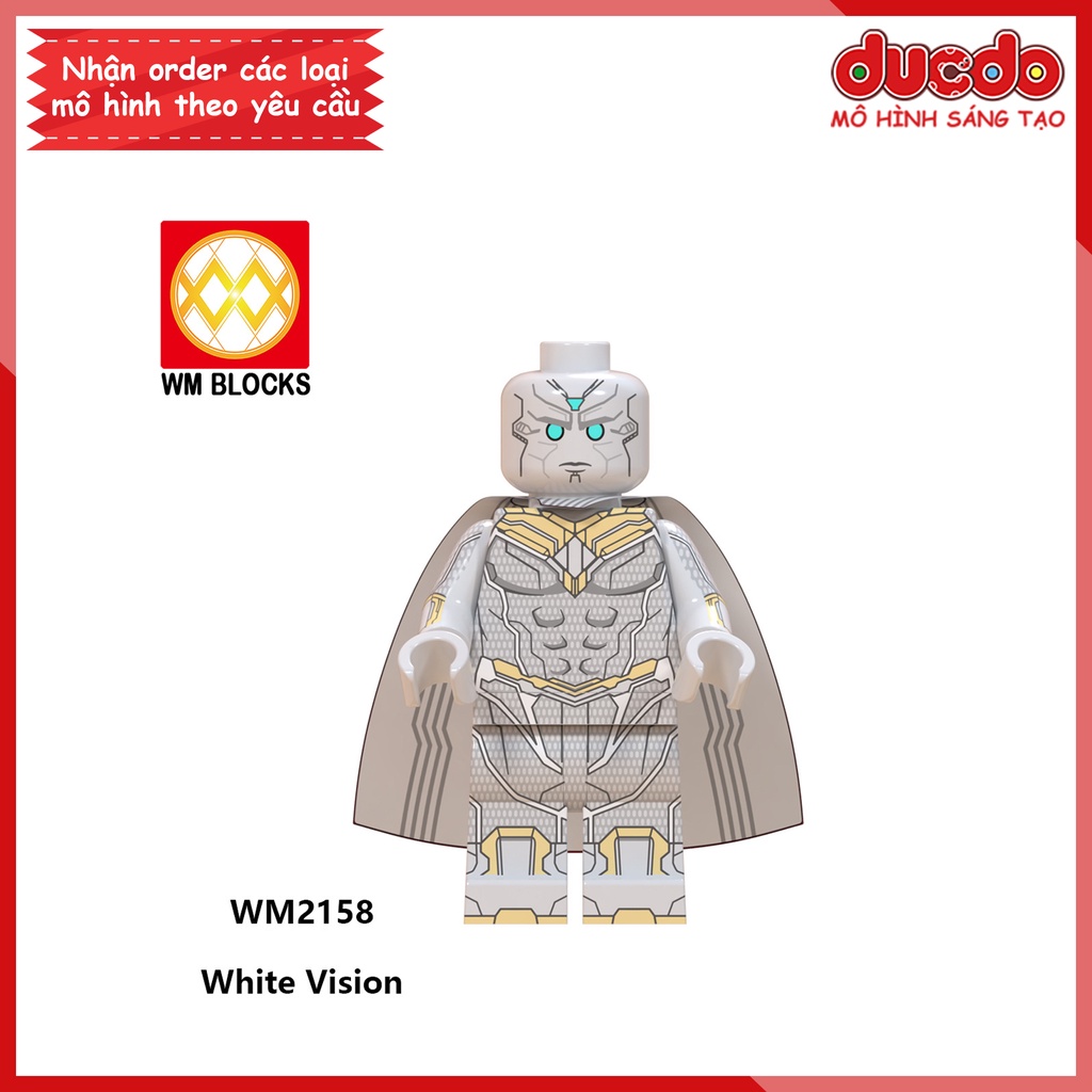 Minifigures các nhân vật trong Wandavision - Đồ Chơi Lắp Ghép Xếp Hình Mini Mô hình Iron Man WM WM6115