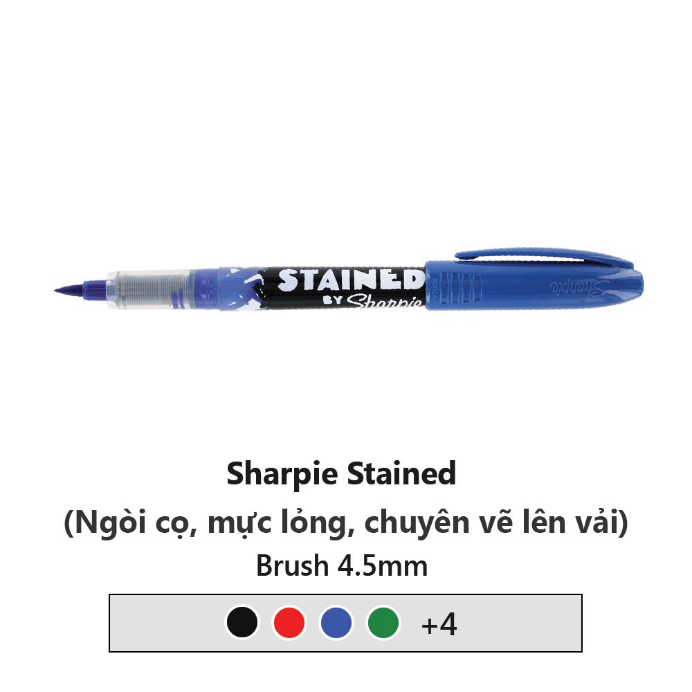 Bút vẽ lên vải giặt không phai màu Sharpie Stained