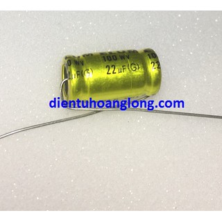 10 tụ 22uf 100v elum nằm
