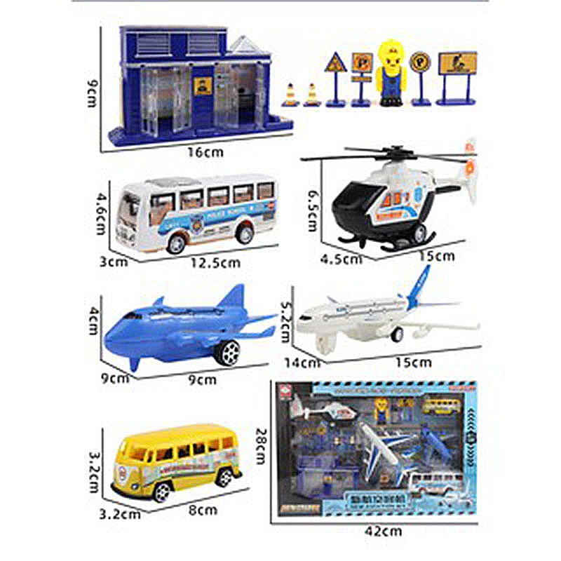 Đồ Chơi Xếp Mô Hình Phương Tiện Giao Thông Thành Phố, Ô Tô, Máy Bay, Nhiều Màu Sắc, Đồ Chơi Trẻ Em Cho Bé Gái, Bé Trai
