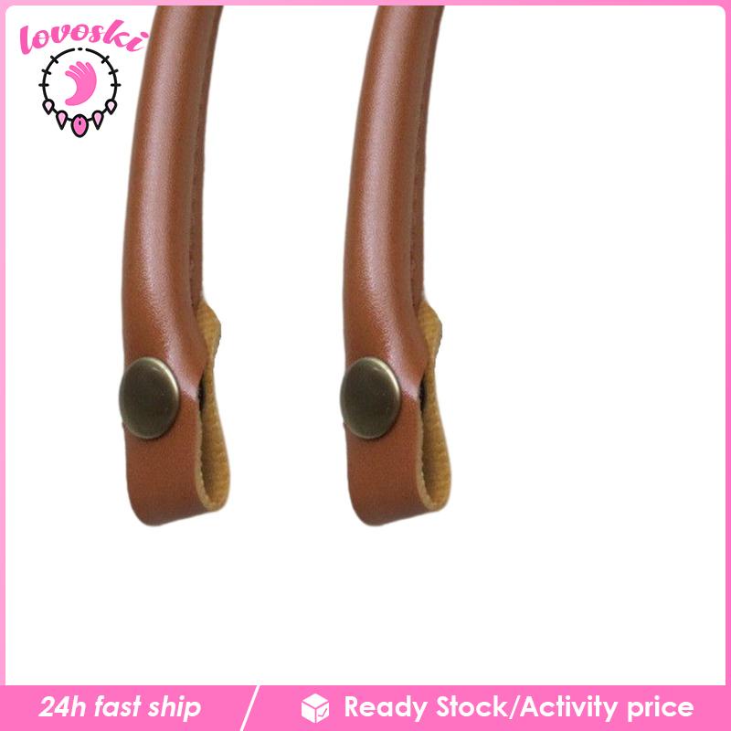 Set 2 Tay Cầm Túi Xách Da PU Thay Thế DIY