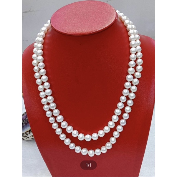 Vòng Cổ Nữ Ngọc Dáng Dài Sang Trọng HK01