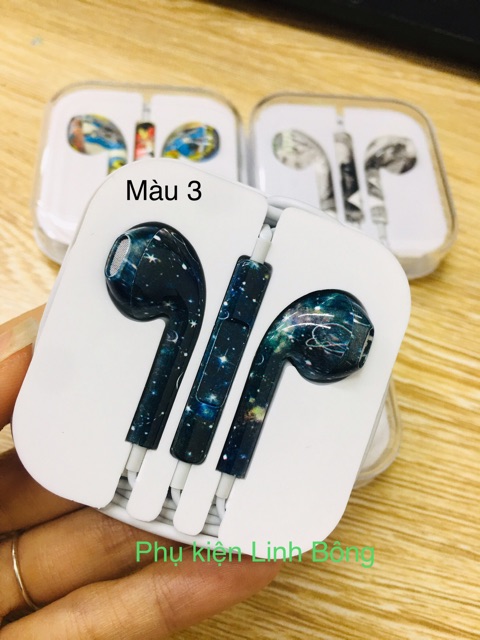 [BH 6 THÁNG] Tai nghe siêu trầm nhiều màu sắc tuỳ chọn bass, tress đầy đủ dành cho Ss, lphone, Xiao mi chân tròn 3.5