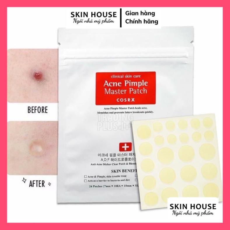 Miếng dán mụn Cosrx Acne Pimple Master Patch 24 miếng màu đỏ