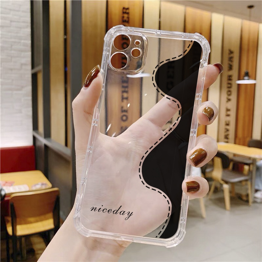 Ốp lưng iphone Nice day viền vuông chống sốc case 14plus 14 pro max 13 12 promax 11 mini 6 6s 7 8 plus x xr xs Se